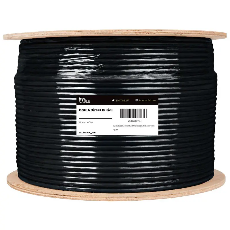 Cat6a Direct Burial Ethernet Cable｜Unshielded 1