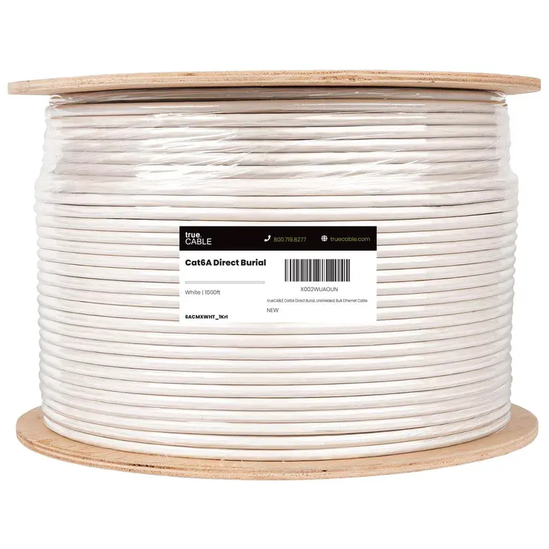 Cat6a Direct Burial Ethernet Cable|Unshielded 3