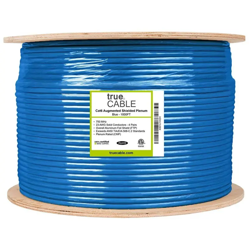 Cat6a Plenum Ethernet Cable｜Shielded 1