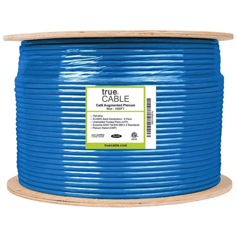 Cat6a Plenum Ethernet Cable｜Unshielded 1