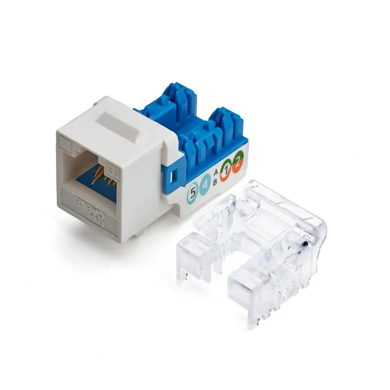 Cat6a Punch Down Keystone Jack｜Unshielded 1