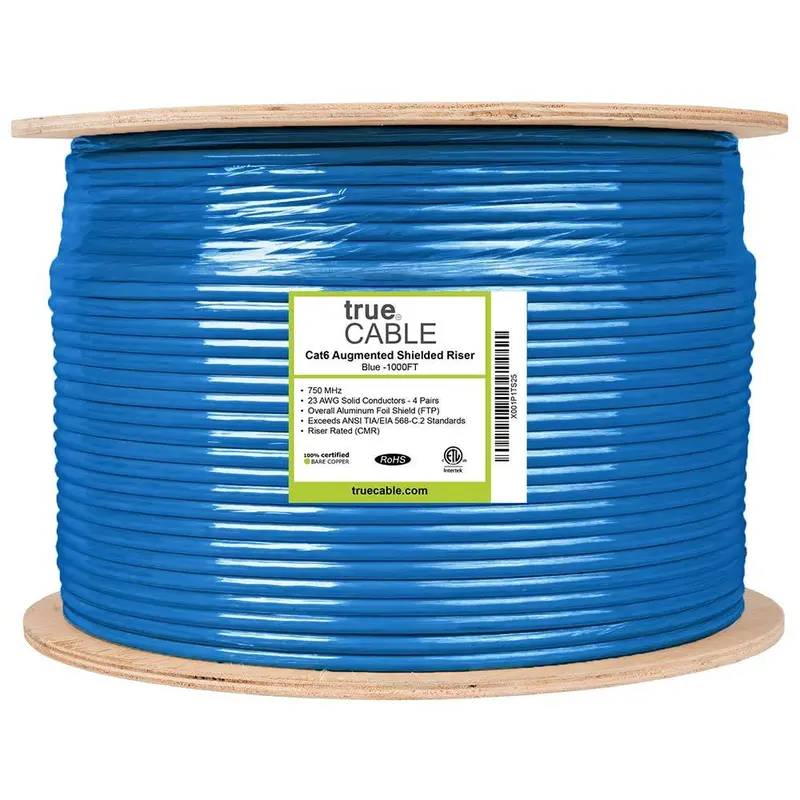 Cat6a Riser Ethernet Cable｜Shielded 1