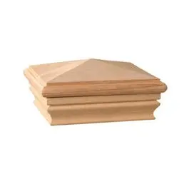 Cedar Newport High Pyramid Post Cap, 4 X 4-In. 1