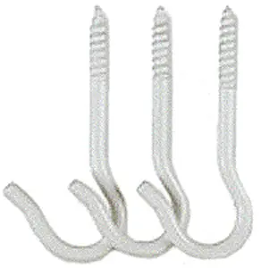 Ceiling Hooks White 5/Cd (130W) 1