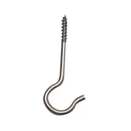 Ceiling Plant Hook, Antique Brass, 2.6 X .7-In., 5-Pk. 1