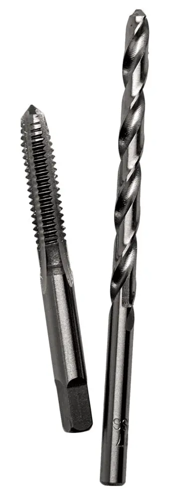 Century Drill And Tool Carbon Steel Plug Tap 1/2-13 And 27/64″ Brite Drill Bit Combo Pack 1