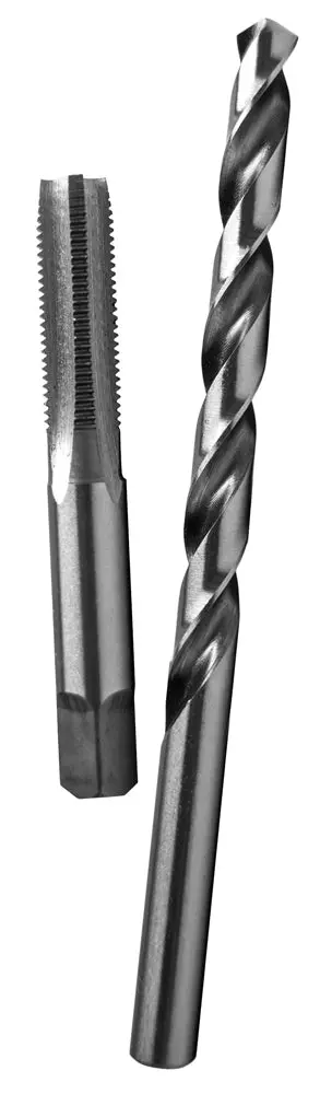 Century Drill And Tool Carbon Steel Plug Tap 5/16-24 Nf I Letter Drill Bit Combo Pack 1