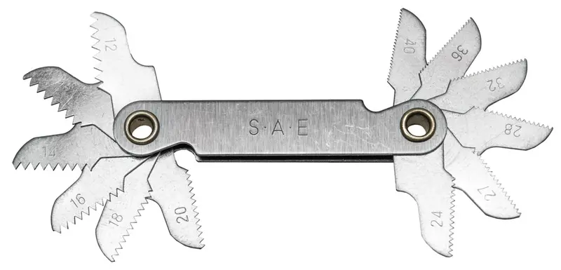 Century Drill And Tool Pitch Gauge Fractional 12-40 Thread Per Inch 1