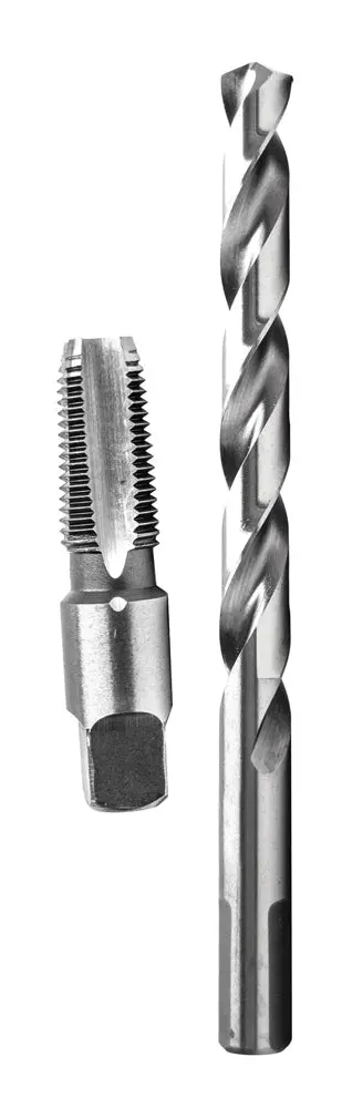 Century Drill And Tool Tap National Pipe Thread 1/8-27 Npt Drill Bit 21/64″ Combo Pack 1