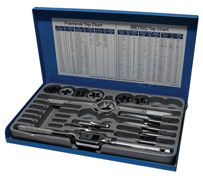 Century Drill & Tool 14 Piece Tap And Die Fractional Set 1