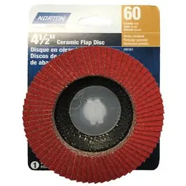 Ceramic Flap Disc, 60 Grit, 4.5-In. 1
