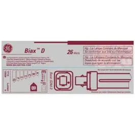 Cfl Bulb, 2-Pin Double Biax, 1710 Lumens, 26-Watts 1