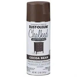 Chalked 1-Coat Spray Paint, Ultra Matte Cocoa Bean, 12-Oz. 1