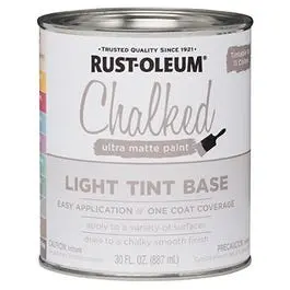 Chalked Paint, Light Tint Base, 30-Oz. 1