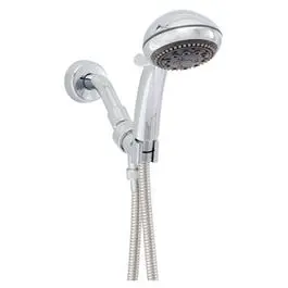 Champagne Massage Handheld Showerhead System, 5-Spray Settings, Brushed Nickel 1