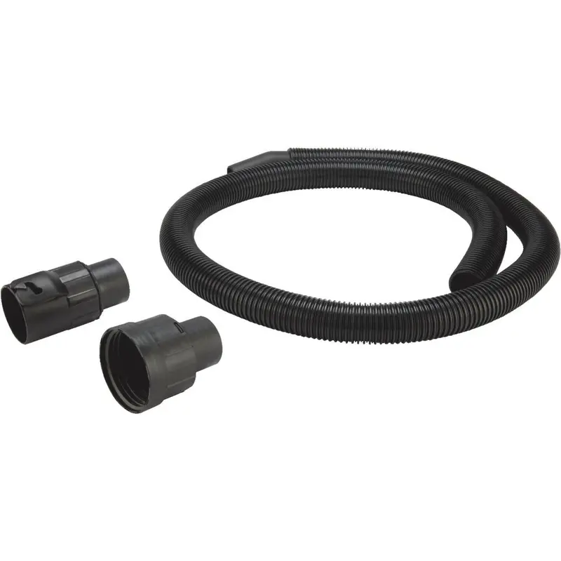 Channellock 1-1/4 In. Dia. X 6 Ft. L. Black Plastic Wet/Dry Vacuum Hose With Adapters 1