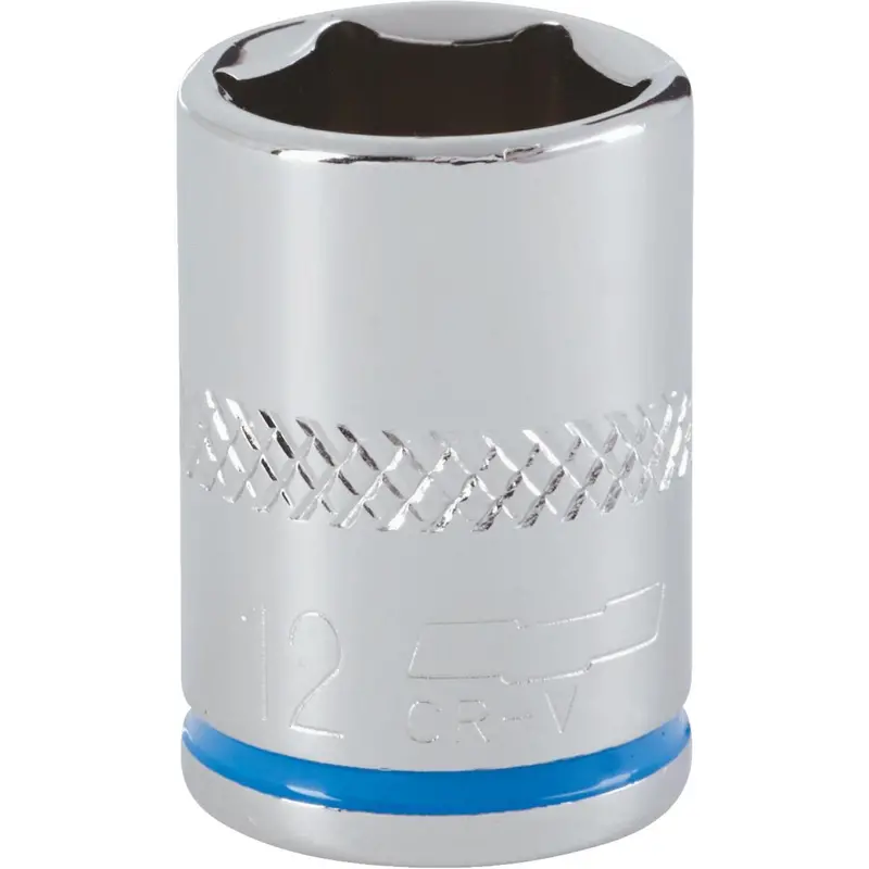 Channellock 1/4 In. Drive 12 Mm 6-Point Shallow Metric Socket 1