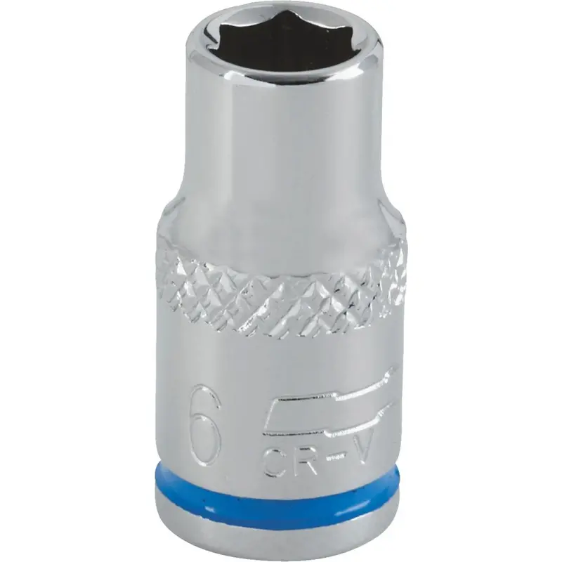 Channellock 1/4 In. Drive 6 Mm 6-Point Shallow Metric Socket 1