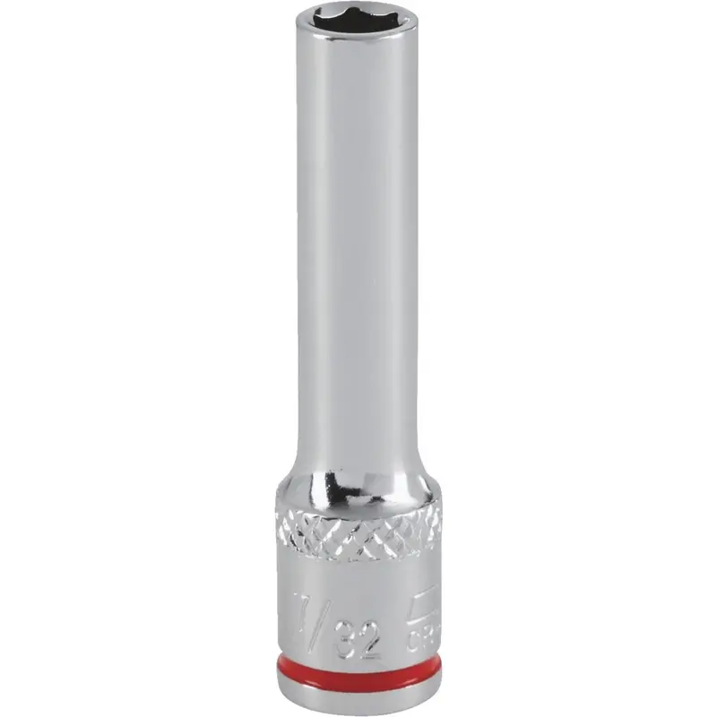 Channellock 1/4 In. Drive 7/32 In. 6-Point Deep Standard Socket 1