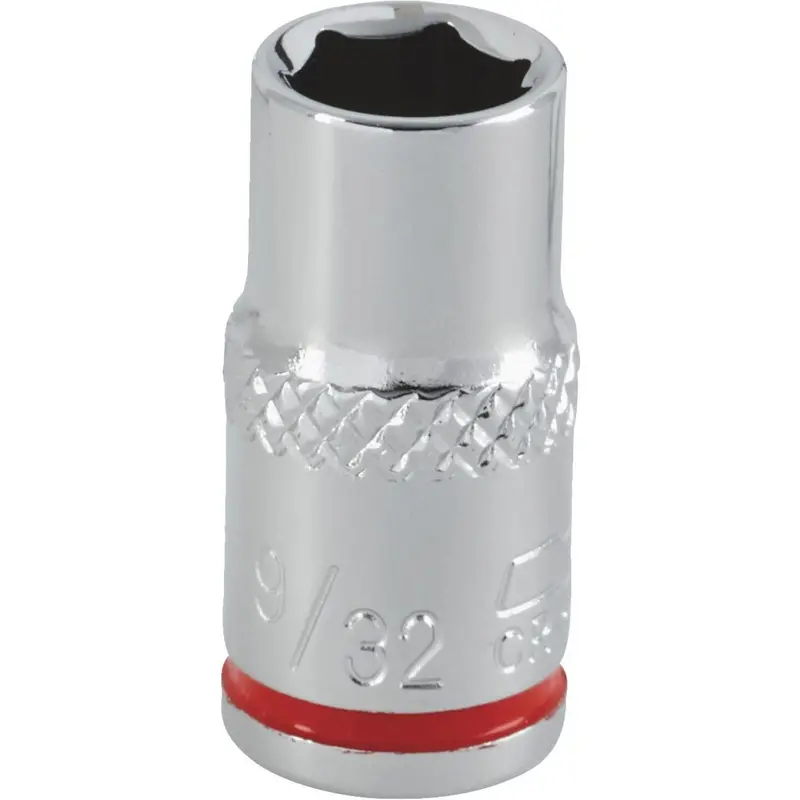 Channellock 1/4 In. Drive 9/32 In. 6-Point Shallow Standard Socket 1