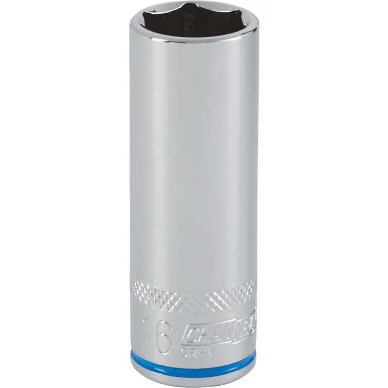Channellock 3/8 In. Drive 16 Mm 6-Point Deep Metric Socket 1