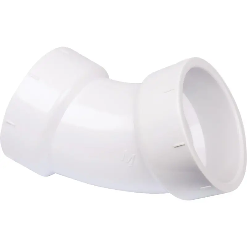 Charlotte Pipe 1-1/2 In. 45D Sanitary Pvc Elbow 1