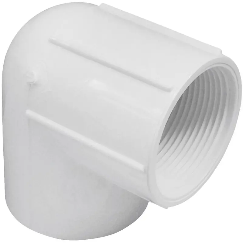 Charlotte Pipe 1-1/4 In. X 1-1/4 In. Schedule 40 Solvent X Threaded Pvc Elbow 1