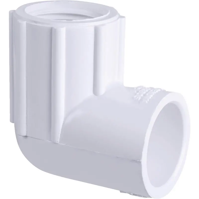 Charlotte Pipe 1/2 In. X 1/2 In. Schedule 40 Solvent X Threaded Pvc Elbow 1