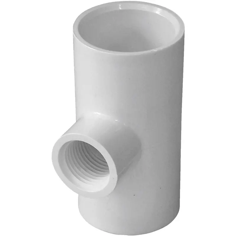 Charlotte Pipe 1 In. Solvent Weld X 1/2 In. Fip Schedule 40 Pvc Tee 1