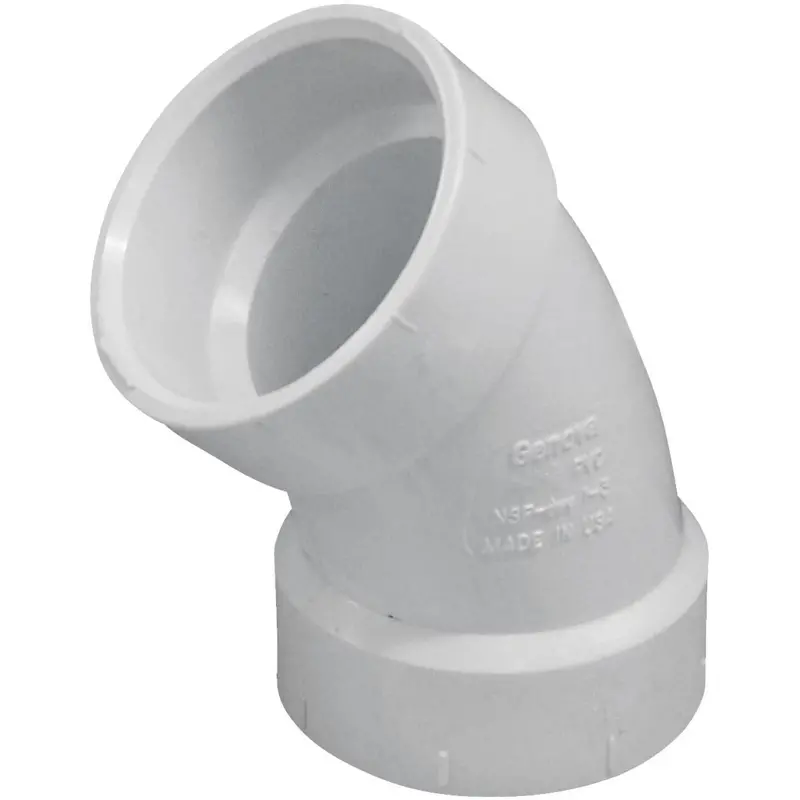Charlotte Pipe 2 In. 45D Sanitary Pvc Elbow 1