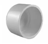 Charlotte Pipe 2 In. Schedule 40 Pressure Slip Pvc Cap Pvc 02116 1600Ha, White 1
