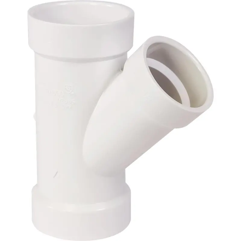 Charlotte Pipe 2 In. X 1-1/2 In. Schedule 40 Dwv Reducing Pvc Wye 1