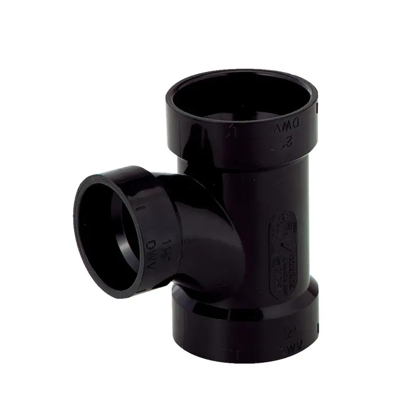 Charlotte Pipe 2 X 2 X 1-1/2 In. Hub X Hub X Hub Reducing Sanitary Abs Waste & Vent Tee 1