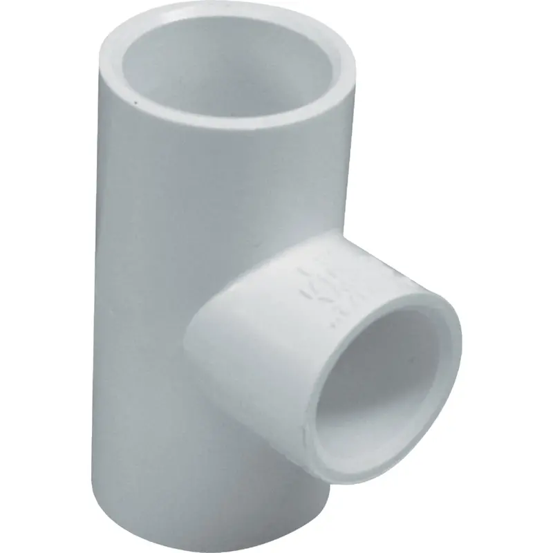 Charlotte Pipe 3/4 In. A X 3/4 In. B X 1/2 In. C Schedule 40 Pressure Reducing Pvc Tee 1