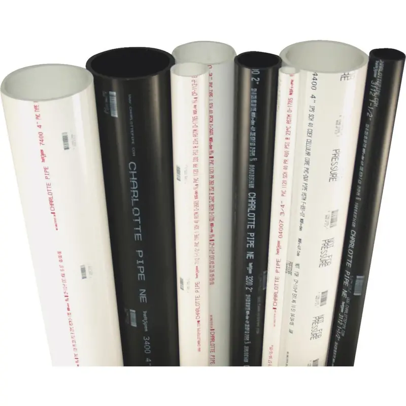 Charlotte Pipe 3 In. X 10 Ft. Abs Dwv Pipe 1