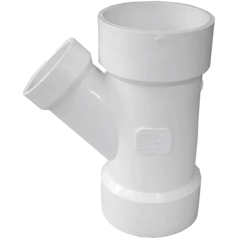 Charlotte Pipe 3 In. X 2 In. Schedule 40 Dwv Reducing Pvc Wye 1