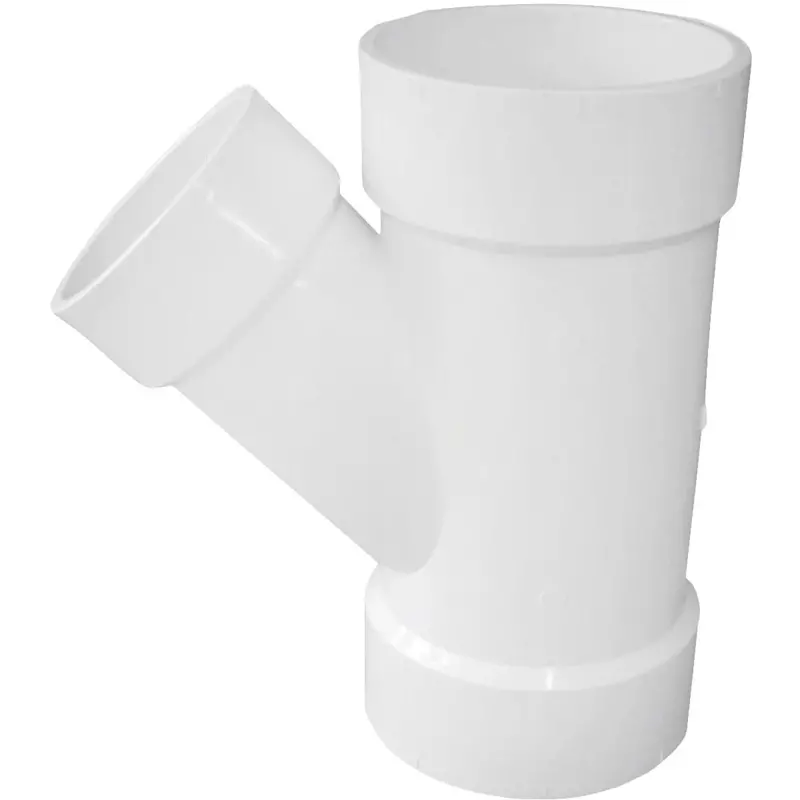 Charlotte Pipe 4 In. X 3 In. Schedule 40 Dwv Reducing Pvc Wye 1