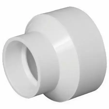 Charlotte Pipe Schedule 40 2 In. Hub T X 3 In. D Hub Pvc Reducing Coupling 1