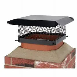 Chimney Cap, Black Steel, 13 X 13-In. 1