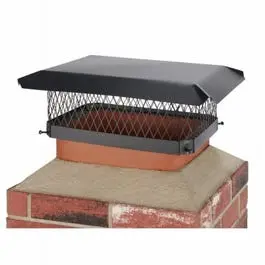 Chimney Cap, Black Steel, 13 X 18-In. 1