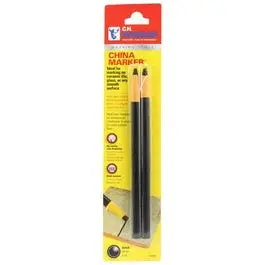 China Marker Pencils, Black, 2-Pk. 1