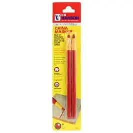 China Marker Pencils, Red, 2-Pk. 1