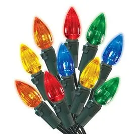 Christmas Led Light Set, C3, Multi, 200-Ct. Spool 1