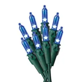 Christmas Led Light Set, Mini, Blue, 50-Ct. 1