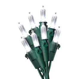 Christmas Led Light Set, Mini, Cool White, 200-Ct. 1
