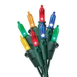 Christmas Led Light Set, Mini, Multi, 100-Ct. 1