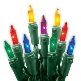 Christmas Light Set, String-To-String, Multi, 2 X 150-Ct. 1