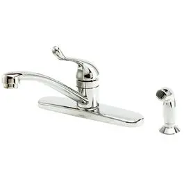 Chrome 1-Handle Touch Control Kitchen Faucet 1