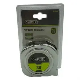 Chrome Tape Measure, Nylon Coating, 1-In. X 30-Ft. 1