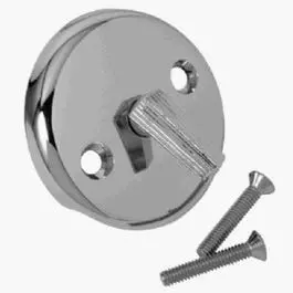 Chrome Tub Overflow Face Plate 1